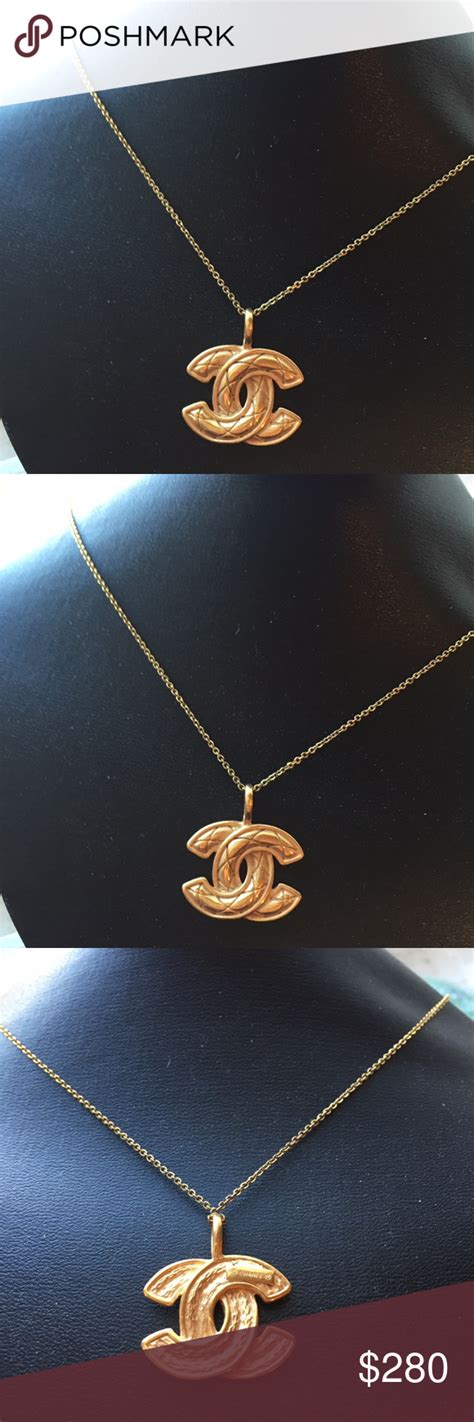 pendant chanel|authentic chanel pendant necklace.